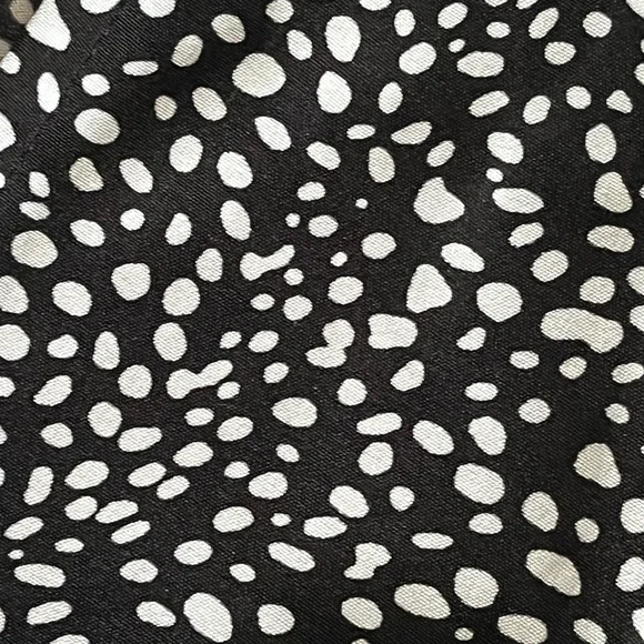 SHEIN Black and White Butterfly Sleeve Polka Dot Romper - Picture 10 of 11